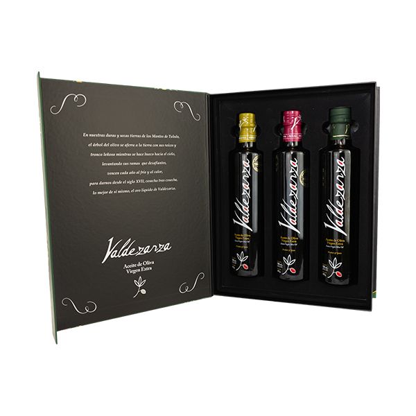Estuche Arbequina, Picual y Selección - 3 botellas de 500ml