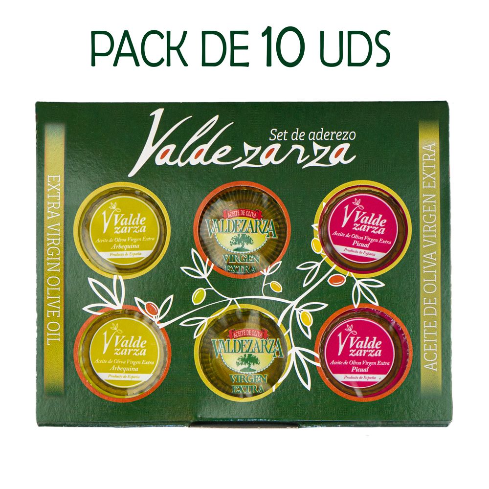 Set de degustación de AOVE Valdezarza - Pack 10 unidades