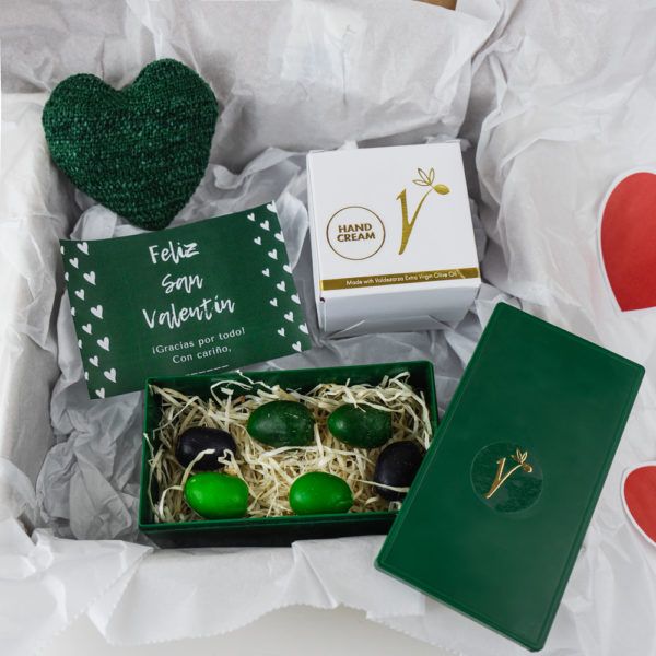 kit crema de manos más jabones especial san valentin valdezarza